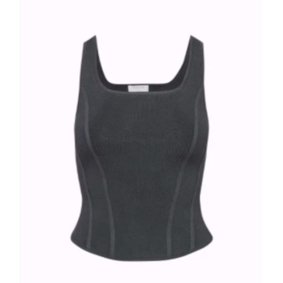 NWT Sculpt Knit bustier in BLACK - Picture 2 of 10
